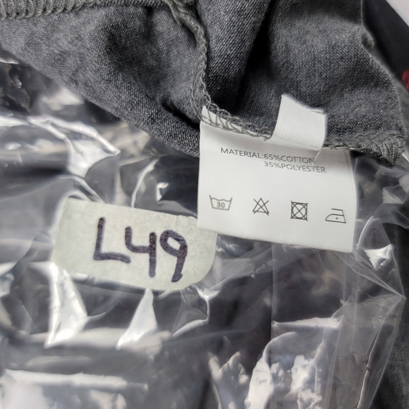 NWOT Buffalo plaid sleeve Christmas movie watching baseball tee long sleeve shir - Picture 4 of 4